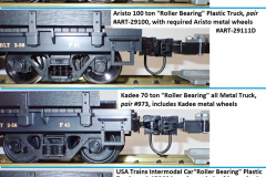 LGB50ftFlatcarReplacementTruckChoicesWithBodyMountCampacBoxKadeeCentersetCouplersCompositeAnnotated