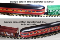 USATstreamlinerObsEndCouplerProjectionsCarOnTrackDiametersHeroPIX USATstreamlinerObsEndCouplerProjectionsCarOnTrackDiametersHeroPIX